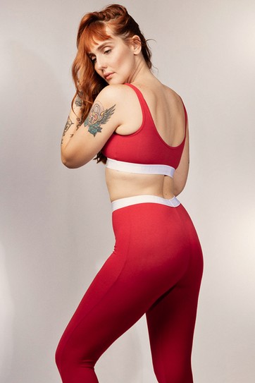 CALÇA LEGGING VERMELHA MAYA